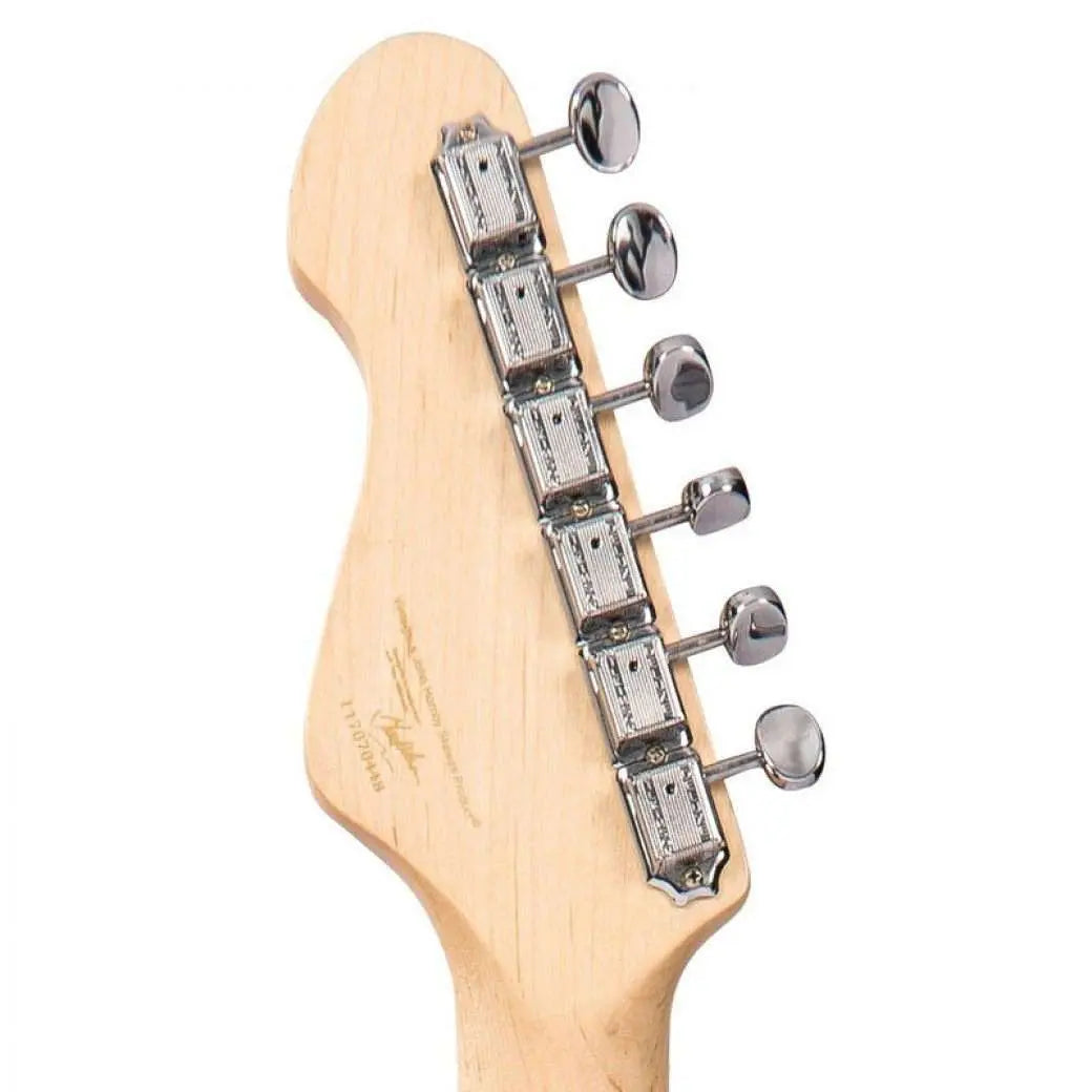 Vintage V6VW ReIssued Electric Guitar ~ Vintage White - Richards Guitars Of Stratford Upon Avon