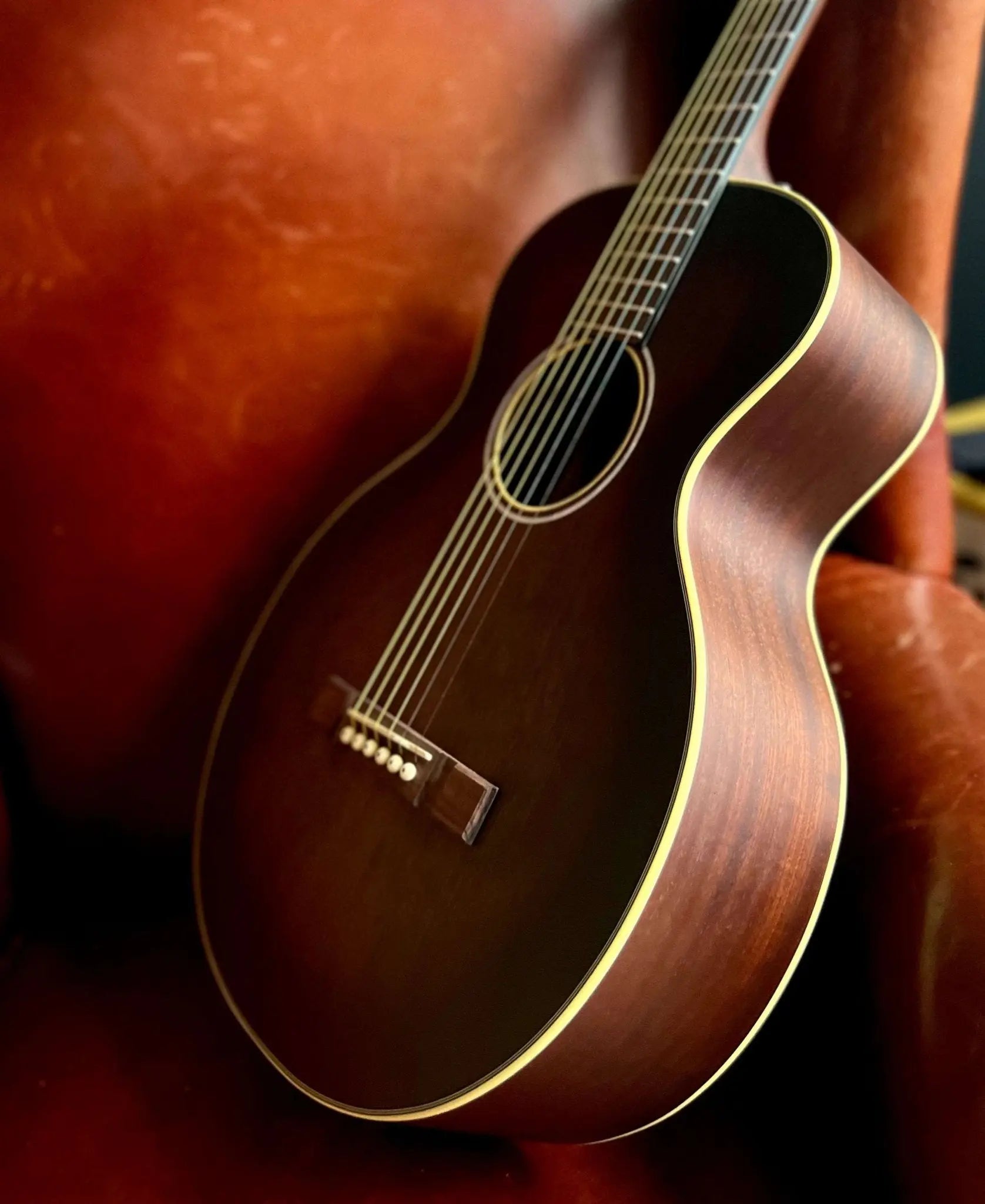 Vintage* V880AQ Historic Series 'Parlour' Acoustic Guitar - Richards Guitars Of Stratford Upon Avon