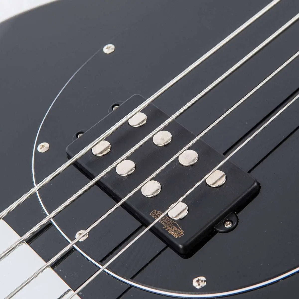 Vintage V96 ReIssued 4 - String Active Bass ~ Black - Richards Guitars Of Stratford Upon Avon