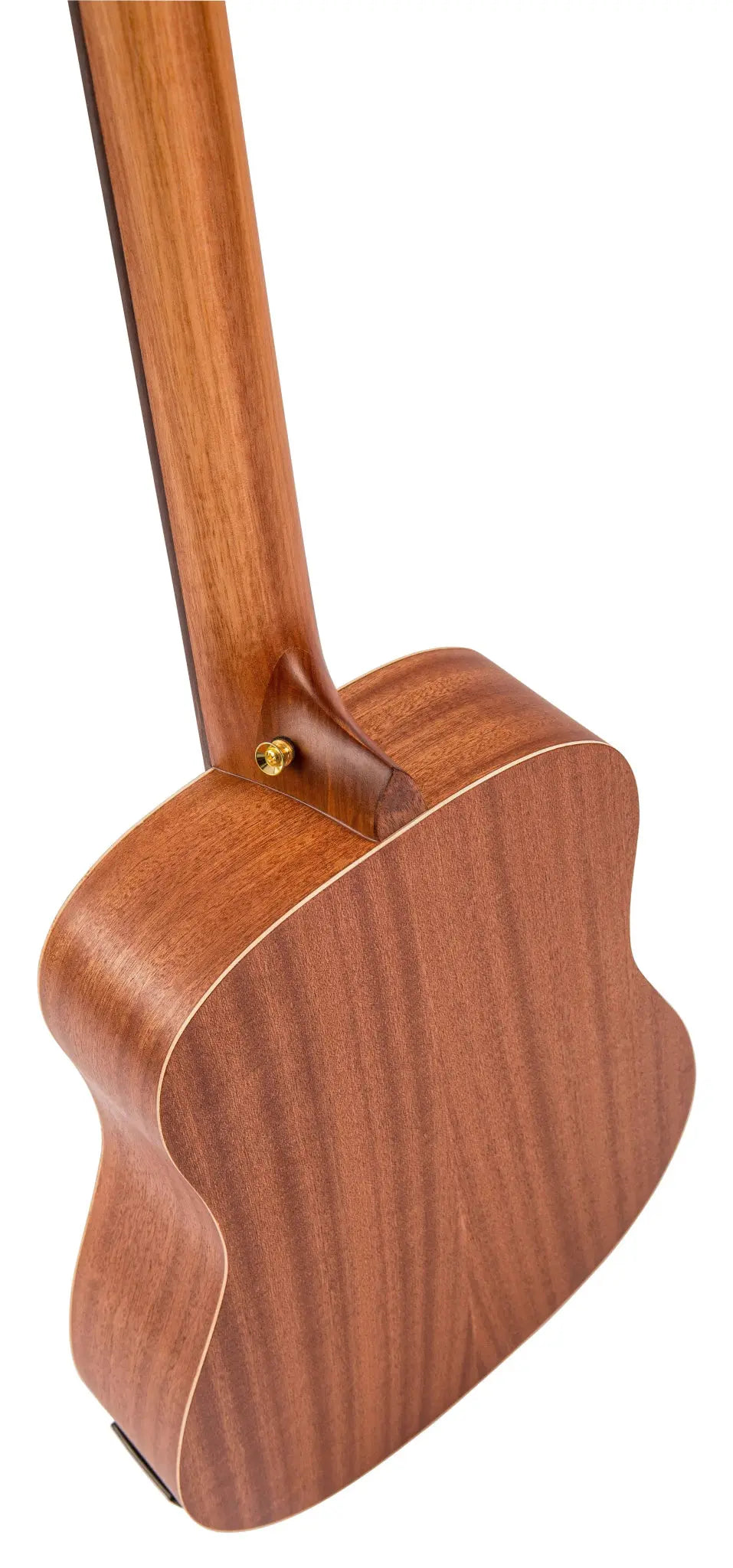 Vintage VE100MH Mahogany Series 'Travel' Electro - Acoustic Guitar ~ Satin Mahogany - Richards Guitars Of Stratford Upon Avon