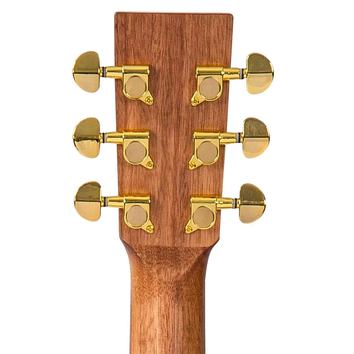 Vintage VE100MH Mahogany Series 'Travel' Electro - Acoustic Guitar ~ Satin Mahogany - Richards Guitars Of Stratford Upon Avon