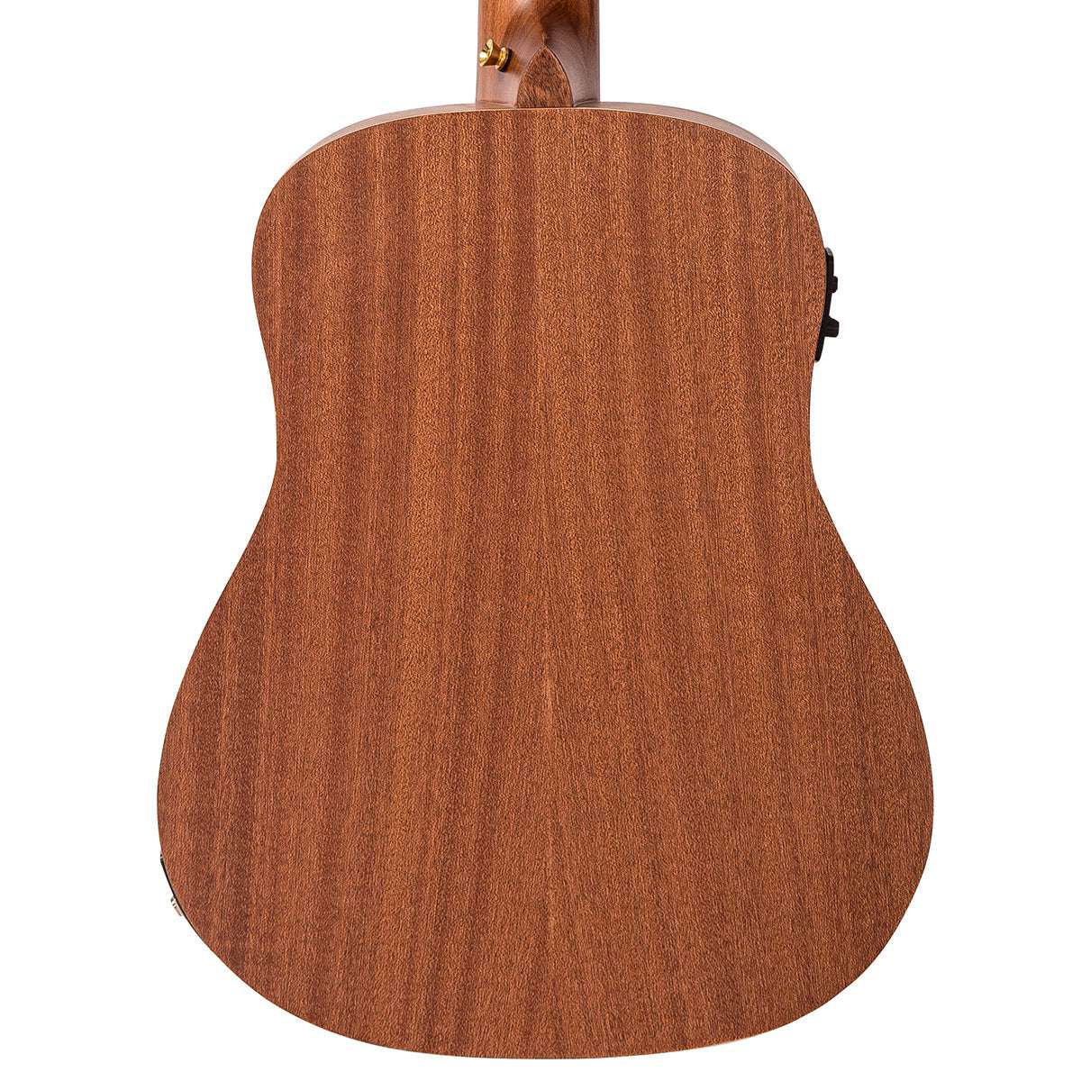 Vintage VE100MH Mahogany Series 'Travel' Electro - Acoustic Guitar ~ Satin Mahogany - Richards Guitars Of Stratford Upon Avon