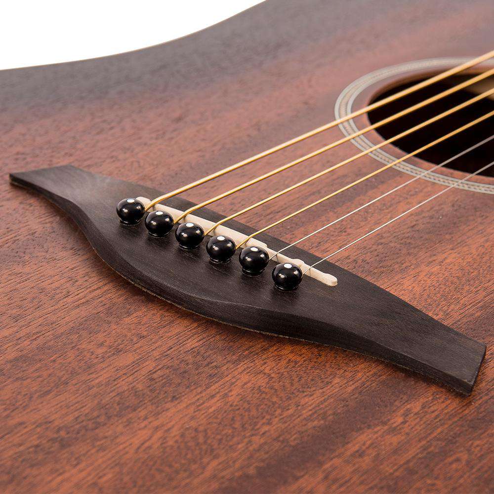 Vintage VE440WK Statesboro' 'Dreadnought' Electro - Acoustic Guitar ~ Whisky Sour - Richards Guitars Of Stratford Upon Avon