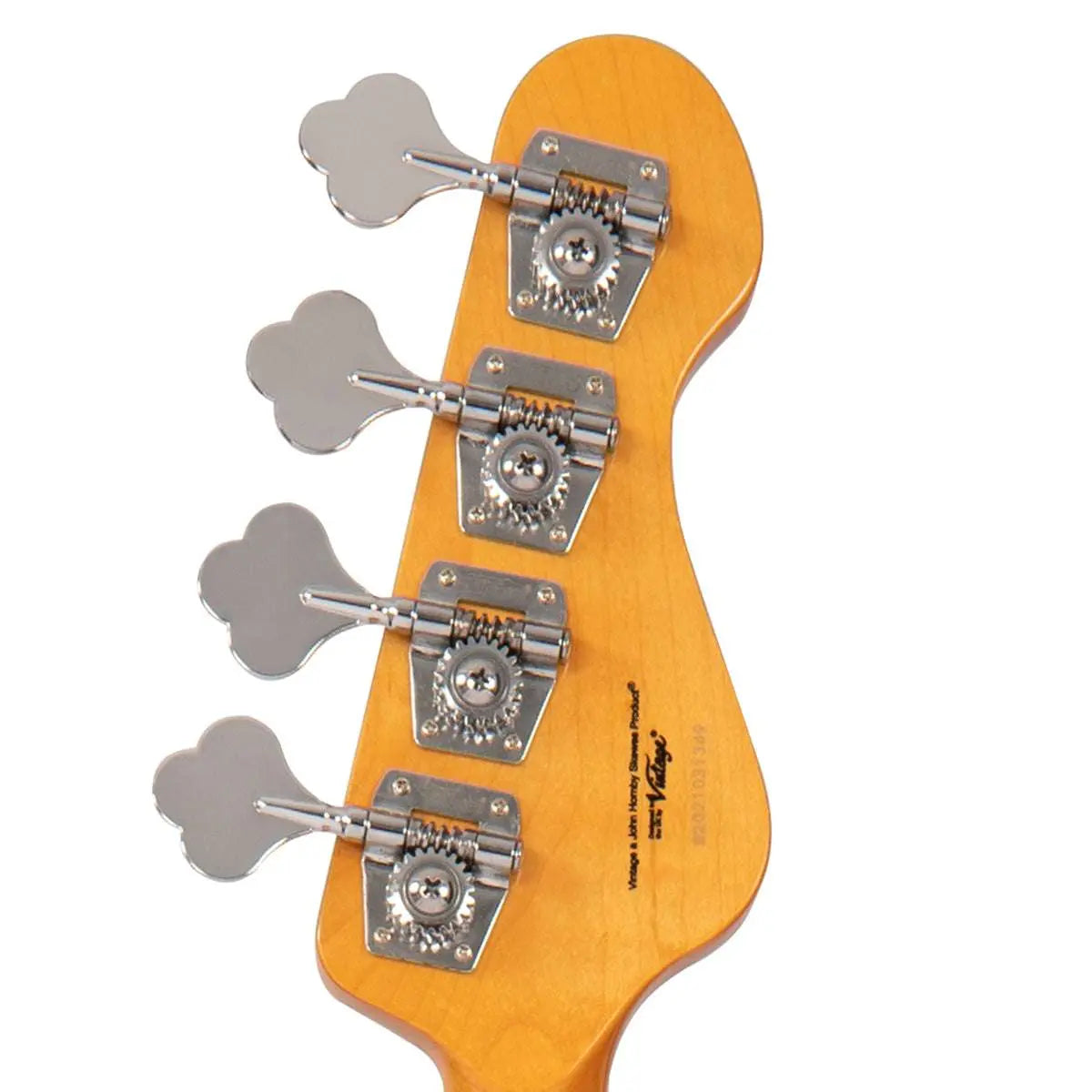 Vintage VJ74 ReIssued Bass ~ Boulevard Black ~ Left Hand - Richards Guitars Of Stratford Upon Avon