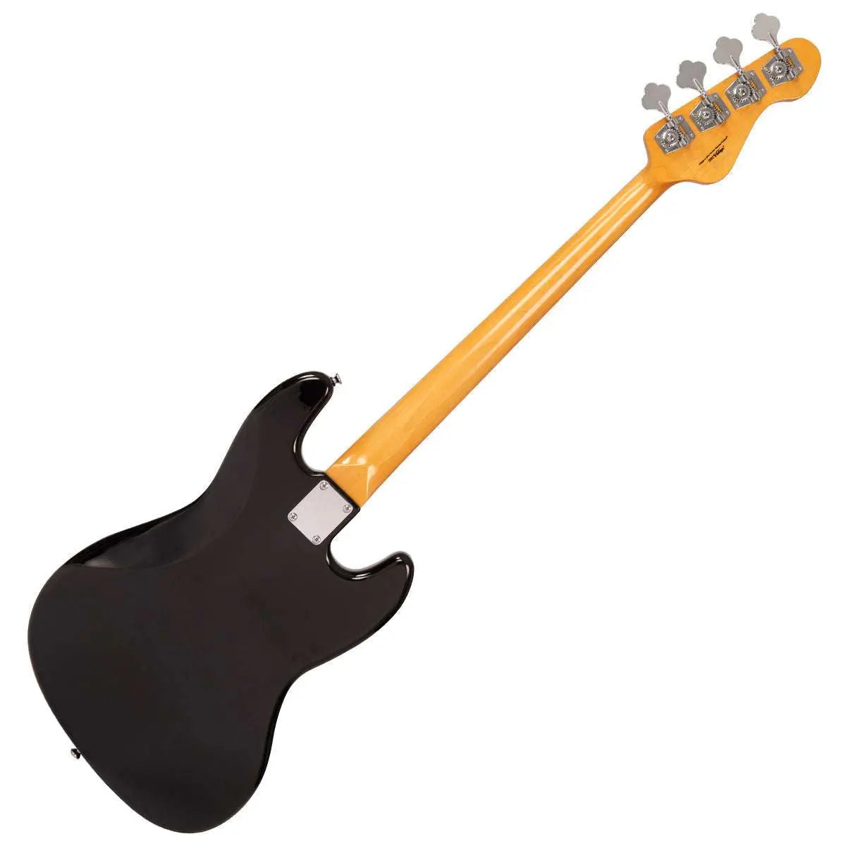 Vintage VJ74 ReIssued Bass ~ Boulevard Black ~ Left Hand - Richards Guitars Of Stratford Upon Avon