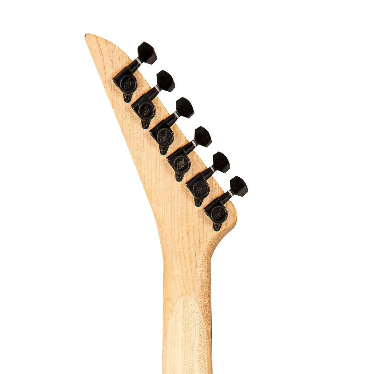 Vintage VMX Series Raider Electric Guitar ~ Satin Black - Richards Guitars Of Stratford Upon Avon