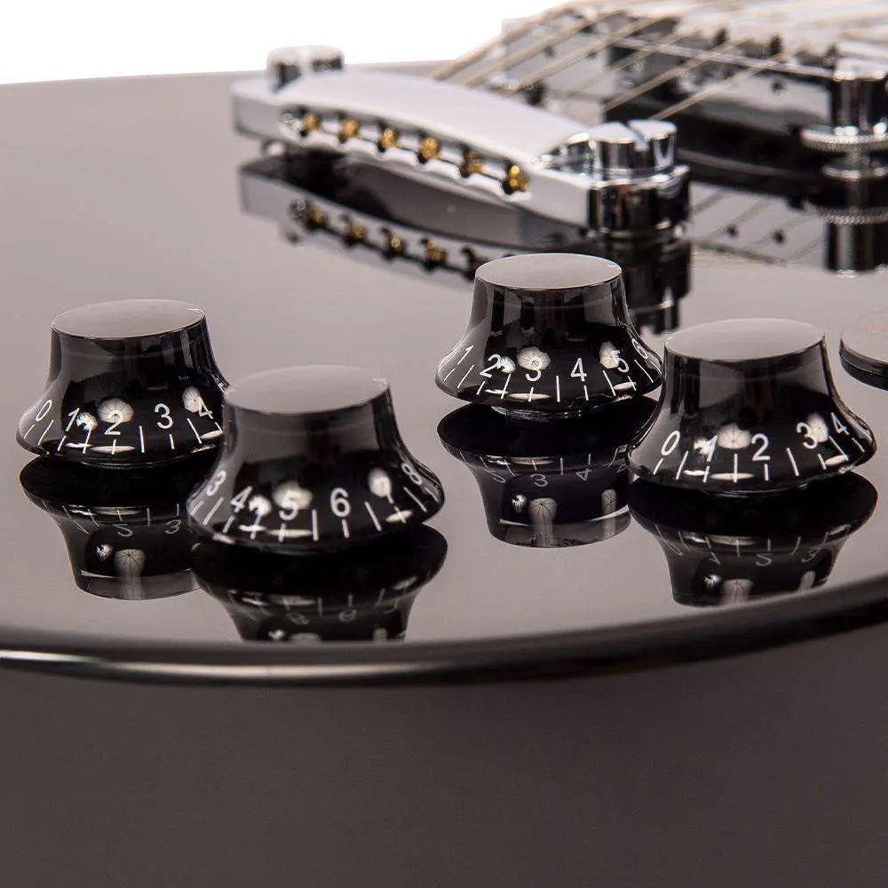 Vintage VS6 ReIssued Electric Guitar ~ Boulevard Black - Richards Guitars Of Stratford Upon Avon
