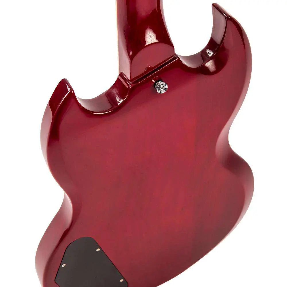 Vintage VS6 ReIssued Electric Guitar ~ Cherry Red - Richards Guitars Of Stratford Upon Avon