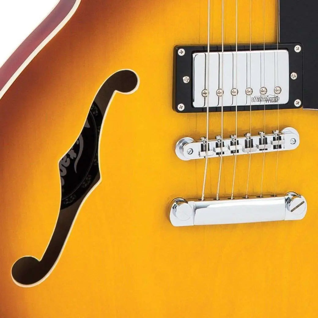 Vintage VSA500HB Semi Acoustic Electric Guitar - Richards Guitars Of Stratford Upon Avon