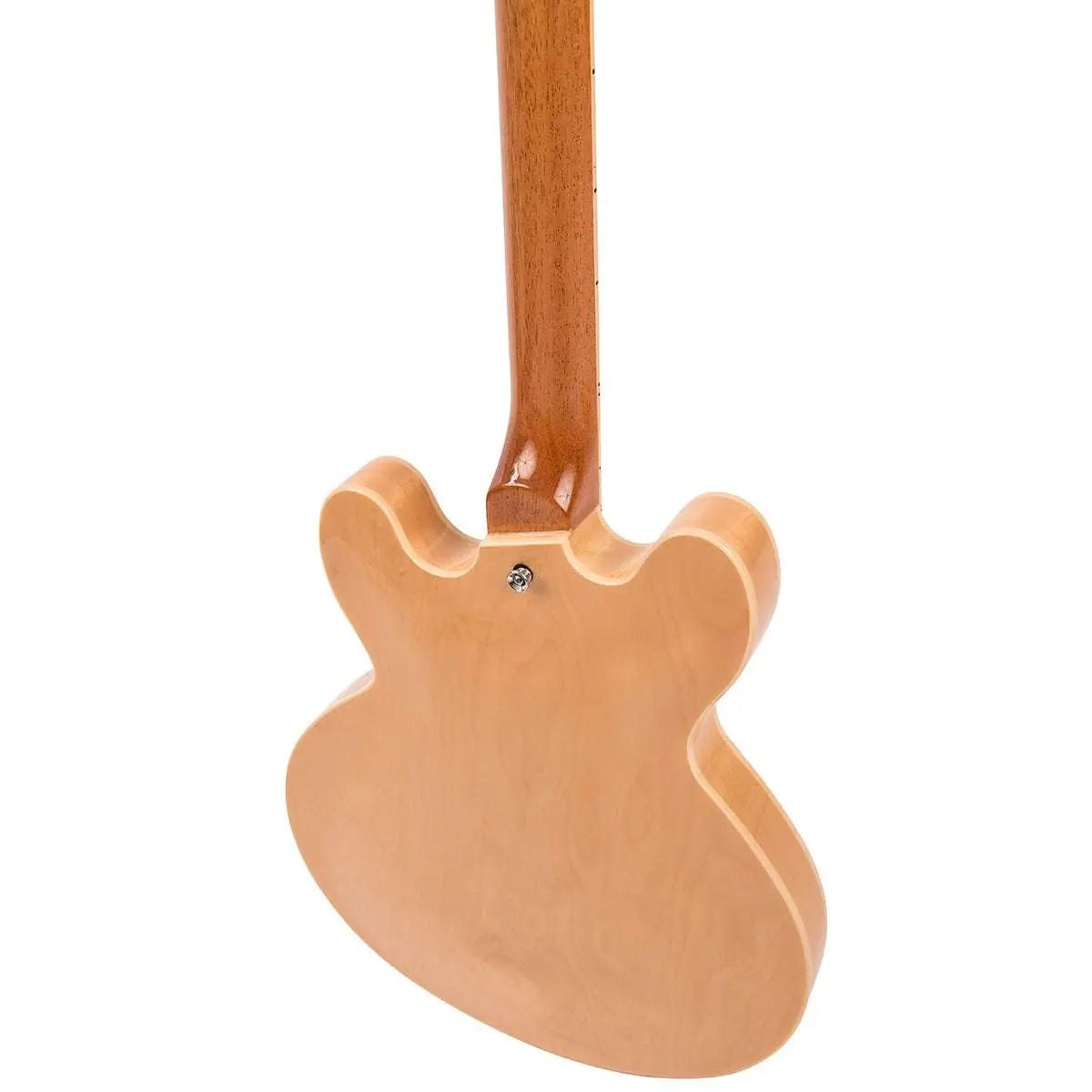 Vintage VSA500P ReIssued Semi Acoustic Guitar ~ Natural Maple - Richards Guitars Of Stratford Upon Avon