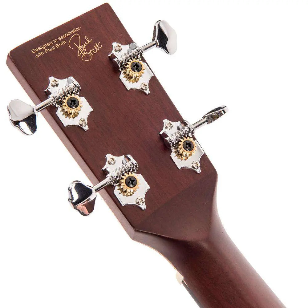 Vintage VTE800N 'Viaten' Paul Brett Acoustic Tenor Guitar ~ Natural - Richards Guitars Of Stratford Upon Avon