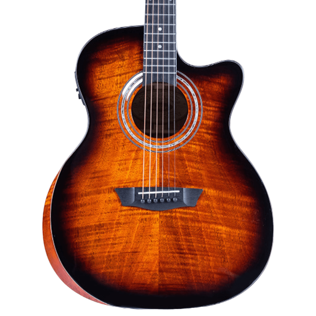 Washburm Comfort WCG12FCE Electro Acoustic Guitar w' £225 Custom Pro Setup Package Included - Richards Guitars Of Stratford Upon Avon