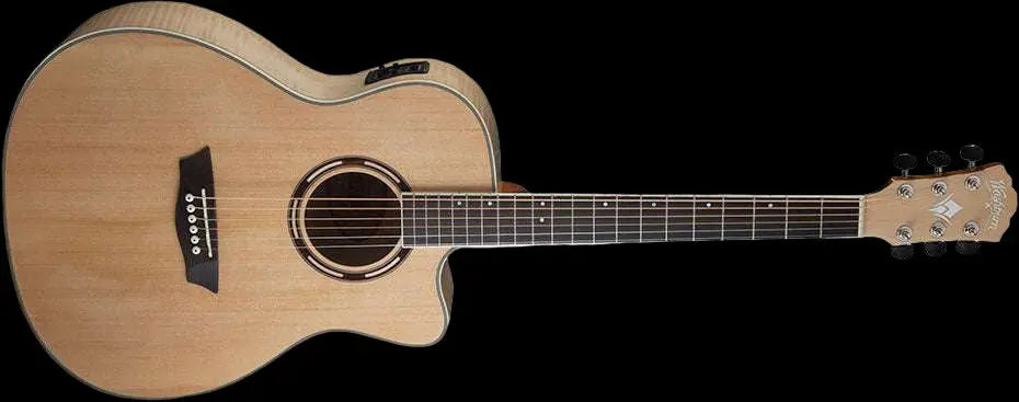 Washburn AG40CE Grand Auditorium - Natural Electro Acoustic Guitar - Richards Guitars Of Stratford Upon Avon