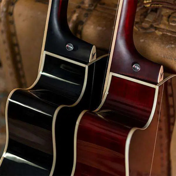 Washburn BURL ACE - Grand Auditorium - Amber Fade Electro Acoustic Guitar - Richards Guitars Of Stratford Upon Avon