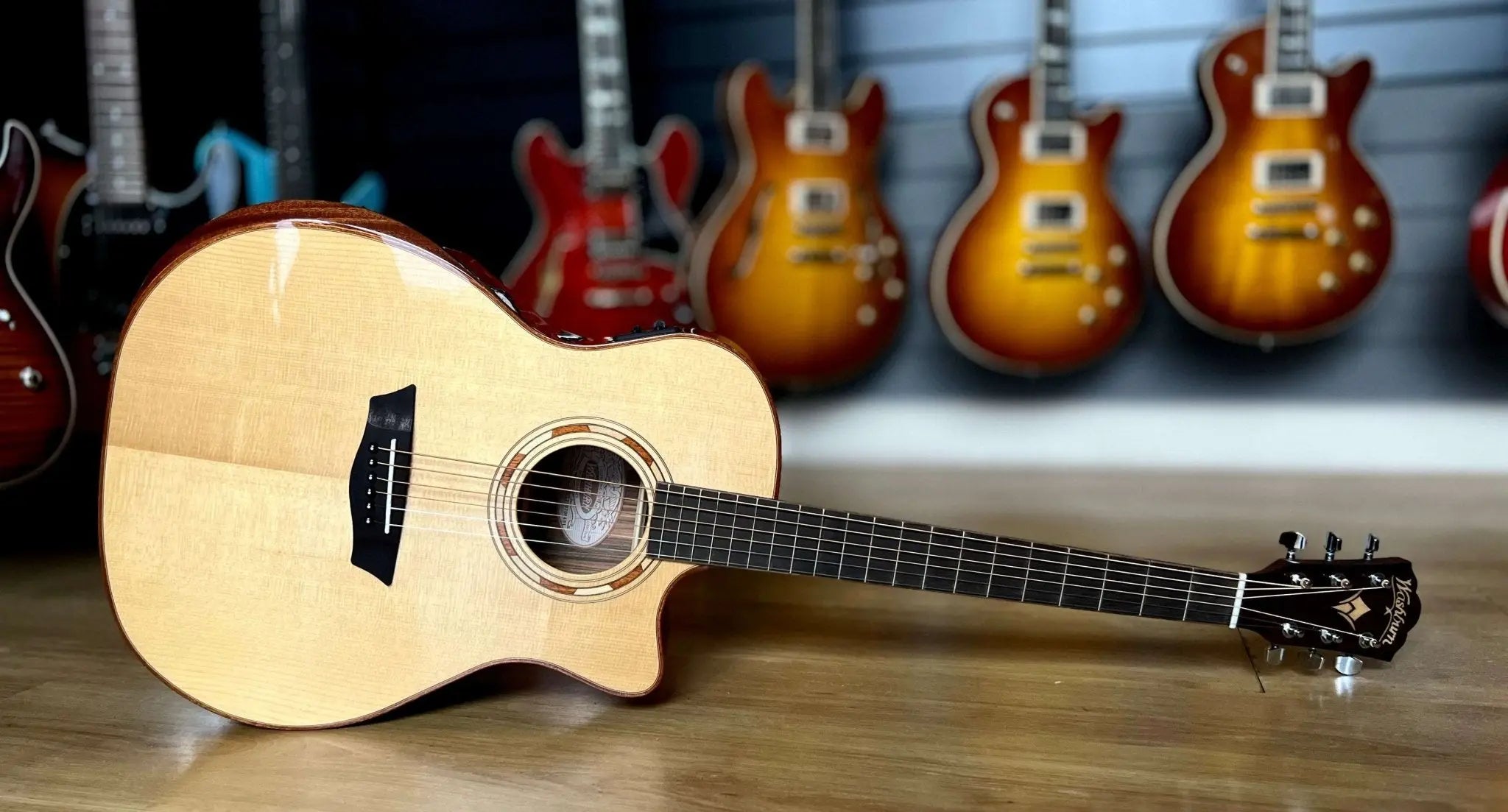 Washburn G20SCE - Grand Auditorium - Natural Electro Acoustic Guitar - Richards Guitars Of Stratford Upon Avon