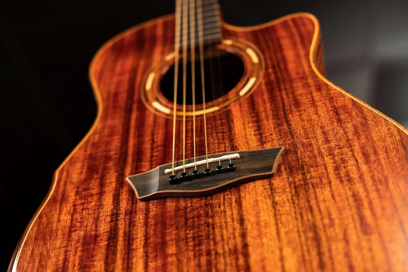 Washburn G55CE KOA w/ CASE - Grand Auditorium - Natural Electro Acoustic Guitar - Richards Guitars Of Stratford Upon Avon