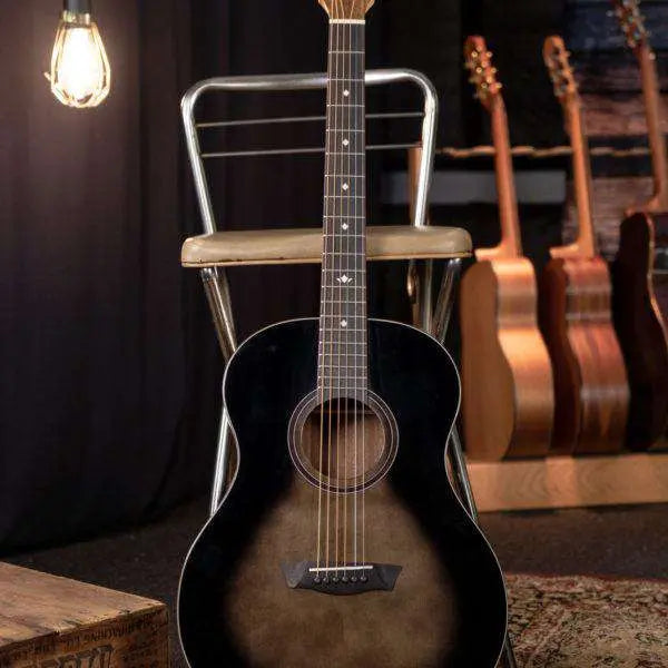 Washburn NOVO S9 - Gloss Charcoal Burst Electro Acoustic Guitar - Richards Guitars Of Stratford Upon Avon