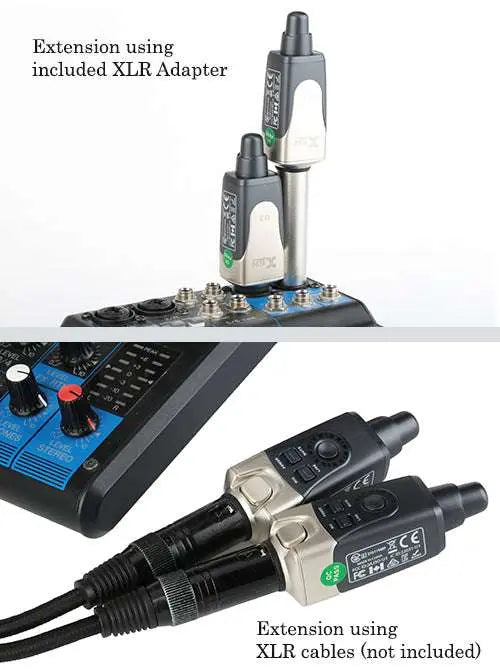 Xvive Dual U3 Wireless System for Audio - Richards Guitars Of Stratford Upon Avon