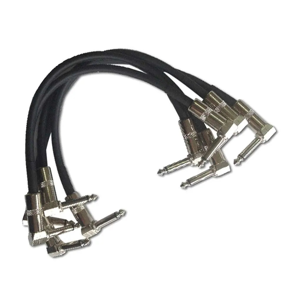 Xvive Pro Patch Cables ~ 5 x 25cm Cables - Richards Guitars Of Stratford Upon Avon