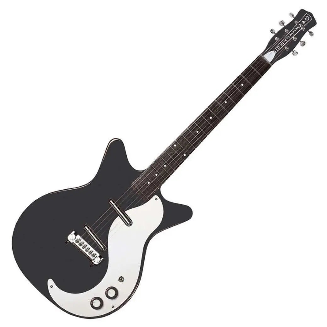 Danelectro '59M NOS Guitar ~ Back To Black - Richards Guitars Of Stratford Upon Avon
