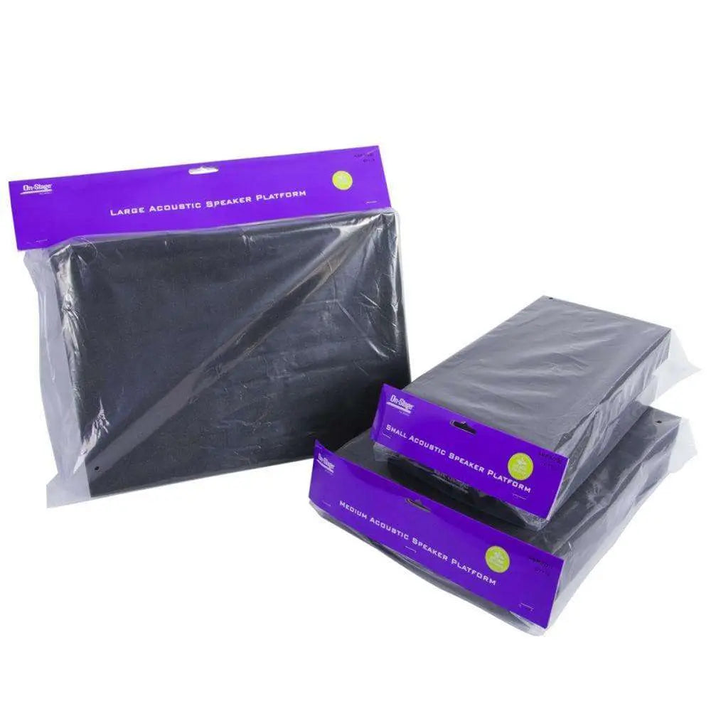 On - Stage Foam Studio Monitor Platform - Medium pair - Richards Guitars Of Stratford Upon Avon