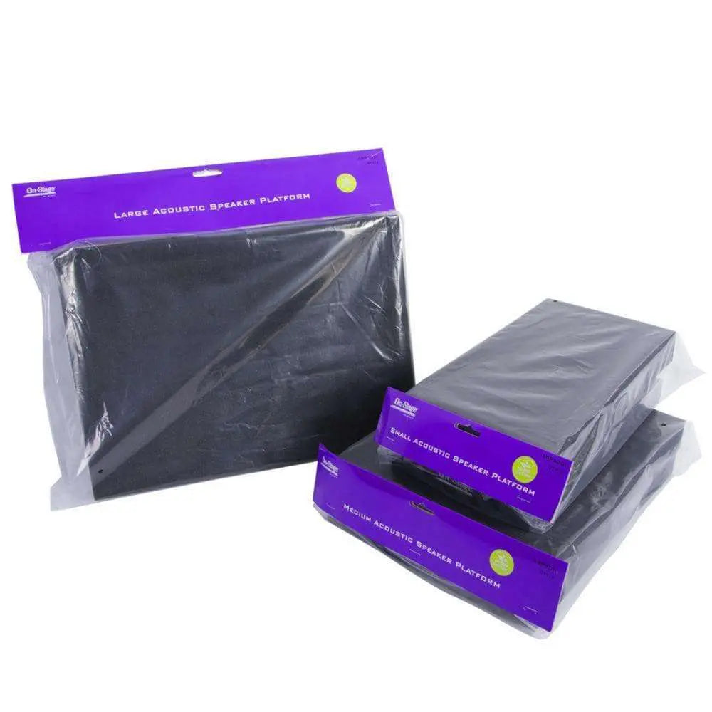 On - Stage Foam Studio Monitor Platform - Small pair - Richards Guitars Of Stratford Upon Avon