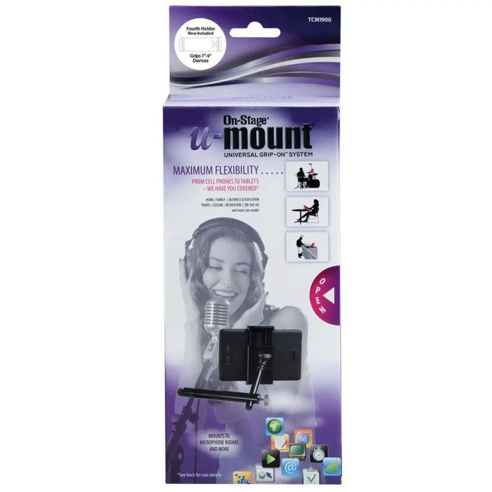 On - Stage Postage Grip - On Universal Device Holder with u - mount Mounting - Richards Guitars Of Stratford Upon Avon