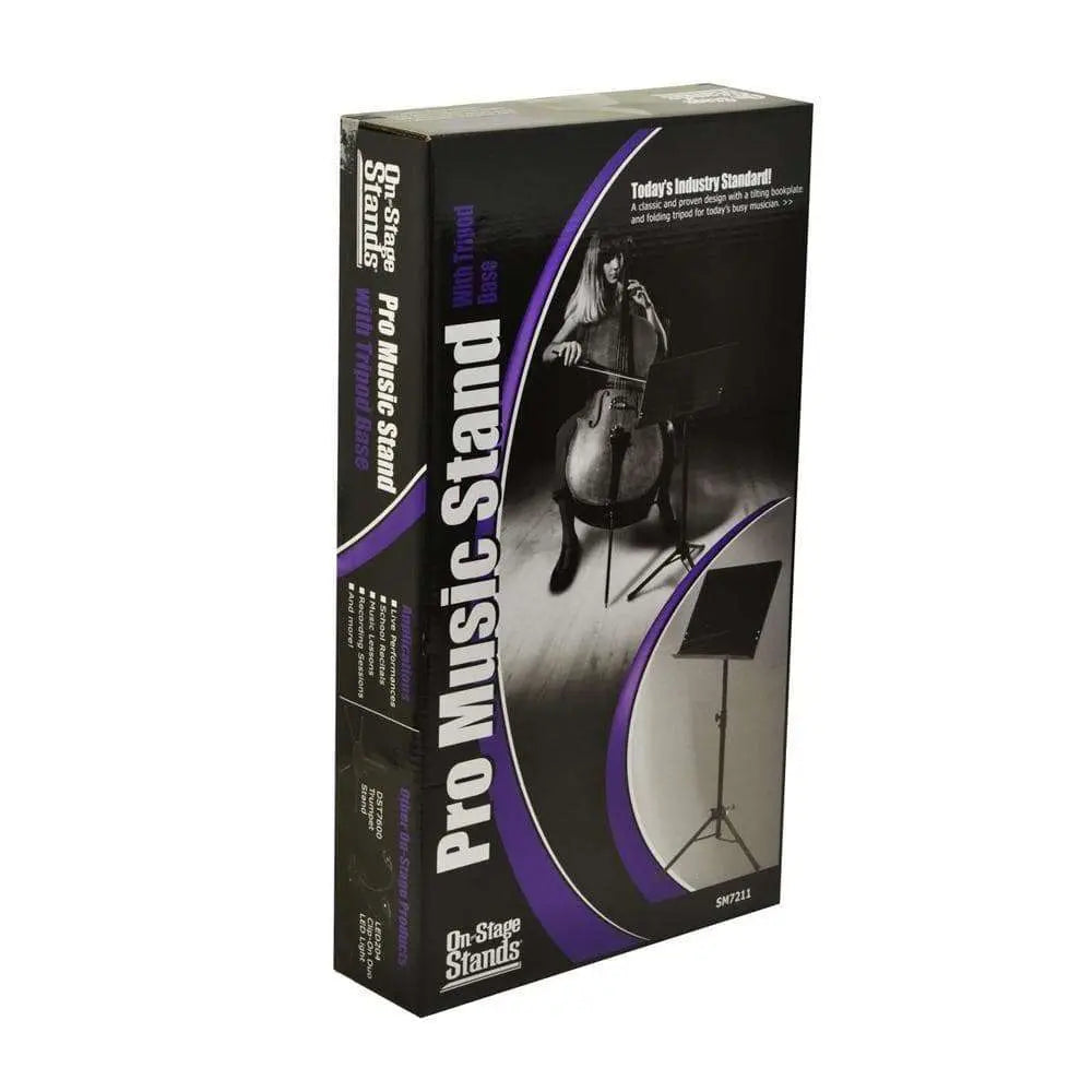 On - Stage Pro Music Stand - Richards Guitars Of Stratford Upon Avon