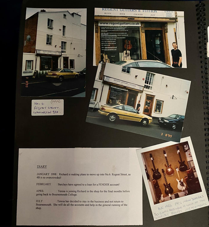 Another page from my mums... - Richards Guitars Of Stratford Upon Avon