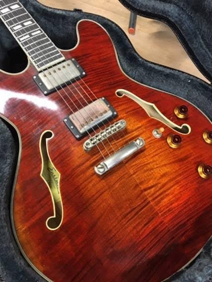Eastmans Vintage T59/v - Stunningly Aged Hand Made "335 Style" Guitar - Richards Guitars Of Stratford Upon Avon