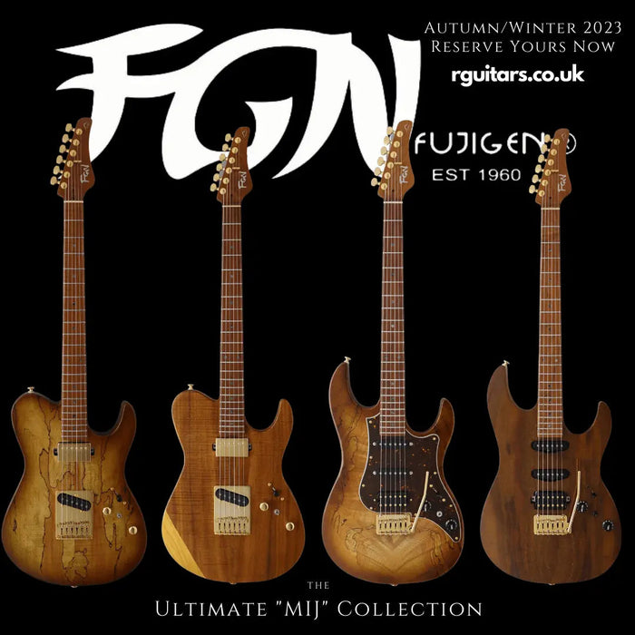 FGN Guitars Release the Ultimate Expert Collection for Autumn / Winter 2023 - Richards Guitars Of Stratford Upon Avon