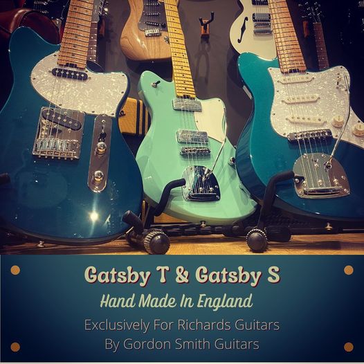 Gordon Smith Gatsby S & T Models EXCLUSIVELY Available At Richards Guitars - Richards Guitars Of Stratford Upon Avon