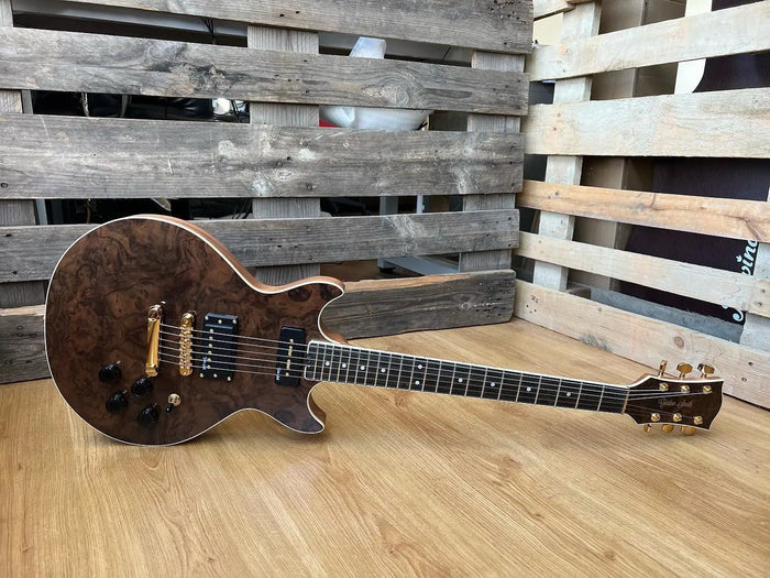 Gordon Smith GS2 Walnut Deluxe HB P90.... How Gorgeous is this? - Richards Guitars Of Stratford Upon Avon