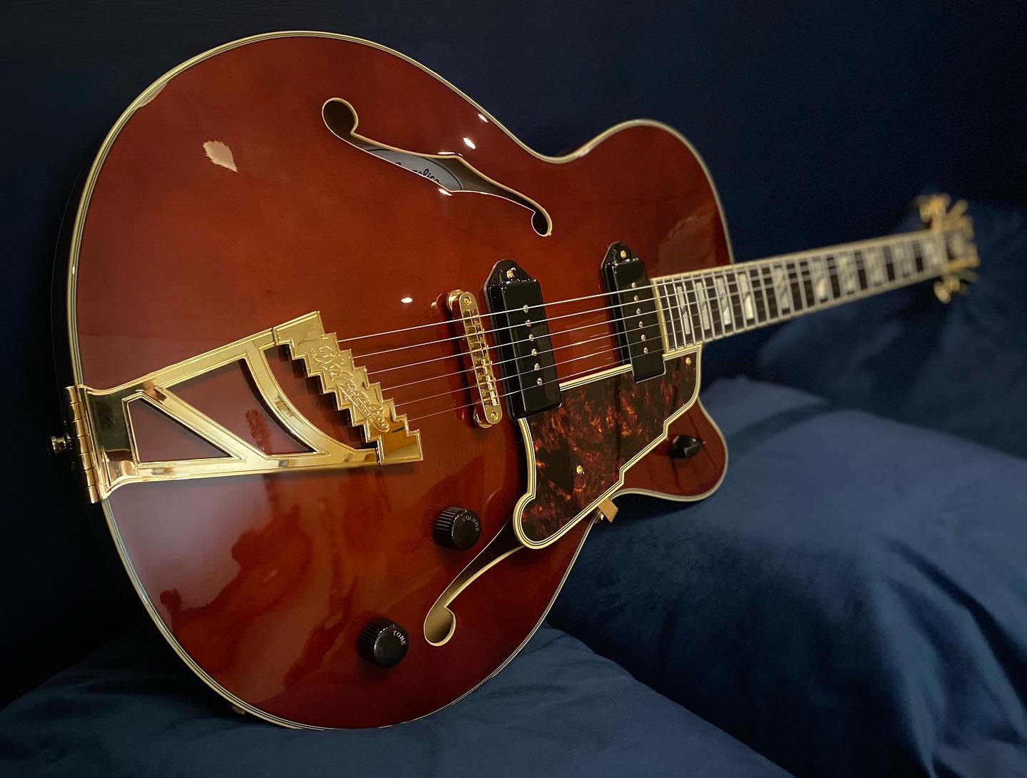 The breathtaking #dangelicoguitars Excel 59... - Richards Guitars Of Stratford Upon Avon