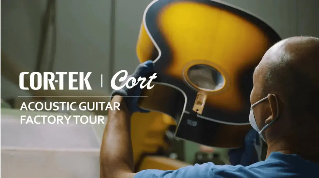 Where Are Cort Acoustic Guitars Made?  Cort Factory Tour Video - Richards Guitars Of Stratford Upon Avon