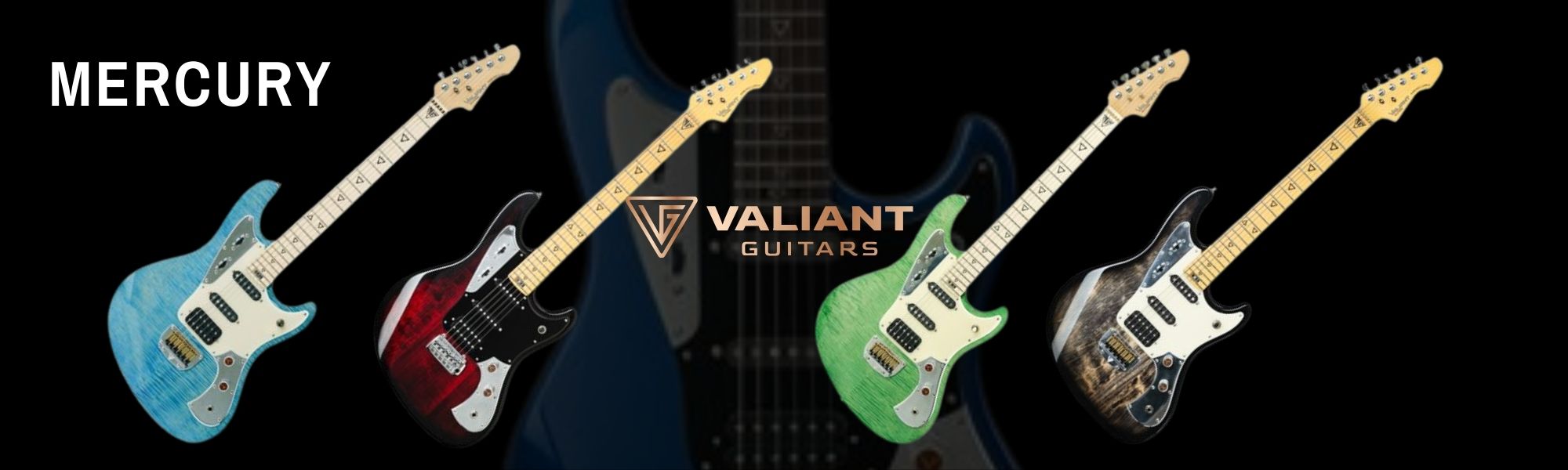 Valiant Mercury Guitars.  Hand Made In Ukraine