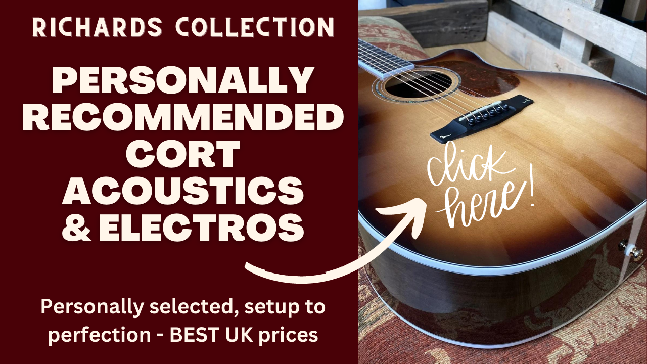 Best Cort Acoustic & Electro Acoustic Guitars Under £1000