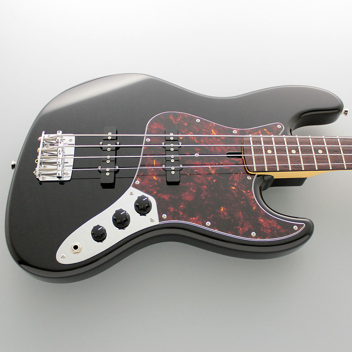 FGN Guitars Neoclassic JB 100R Alder Black, Bass Guitar for sale at Richards Guitars.