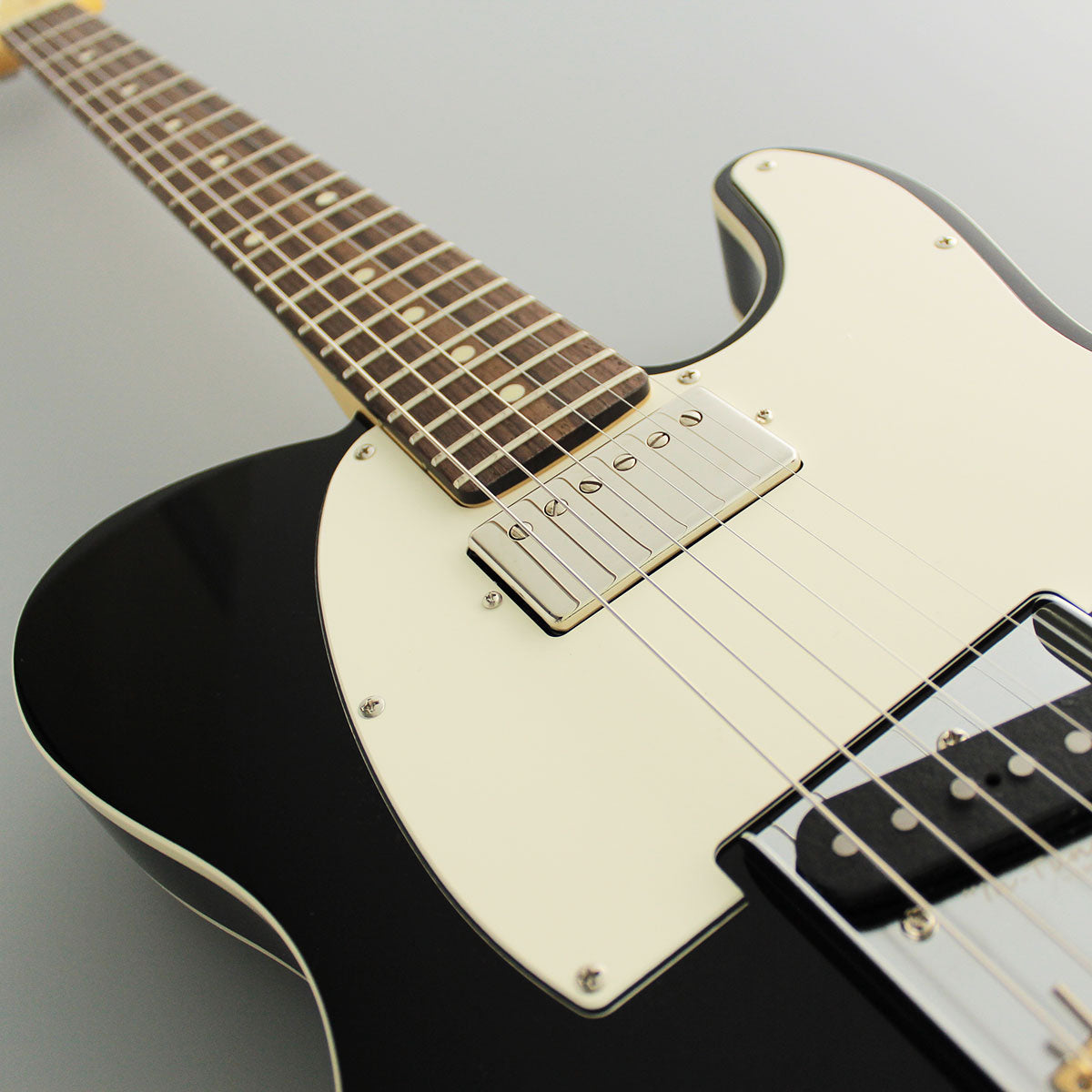 FGN Guitars Neoclassic TE 210R Ash HS Black, Electric Guitar for sale at Richards Guitars.