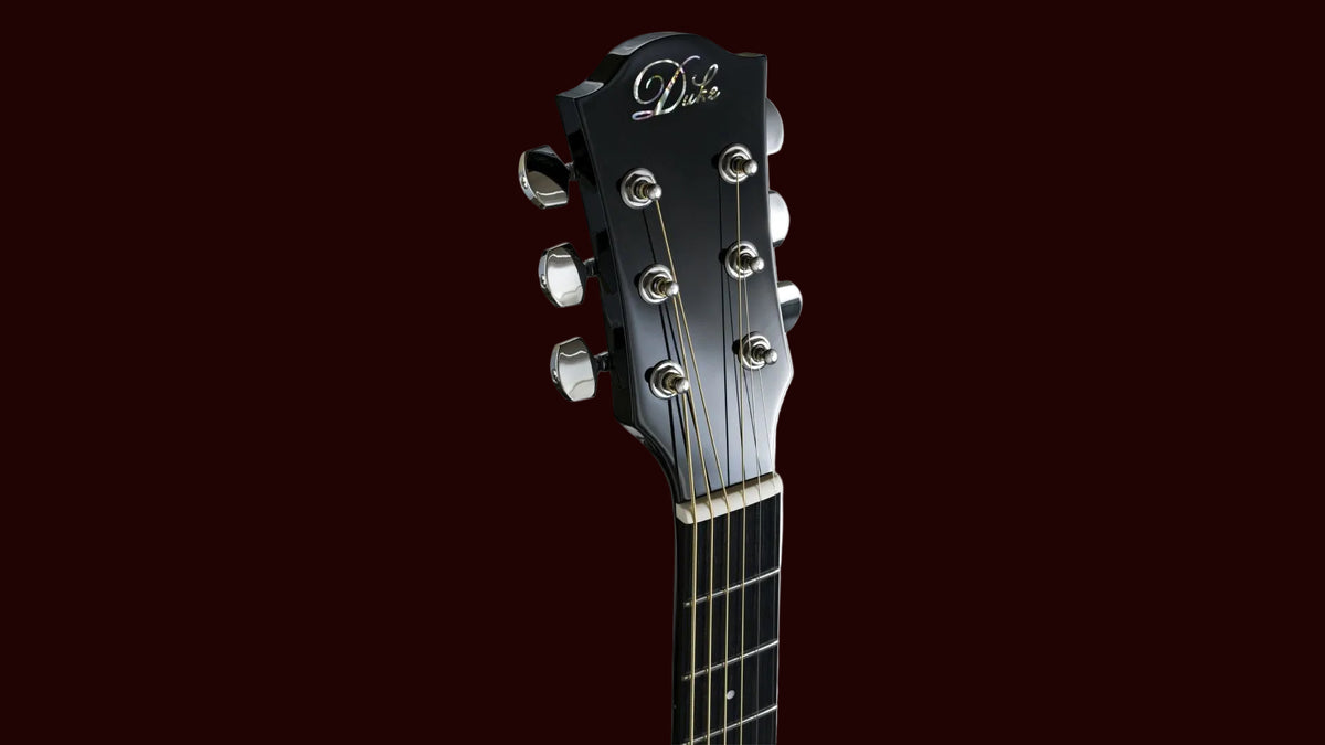 Duke D-MC-Cut-Black Acoustic Guitar (Inc Gigbag)