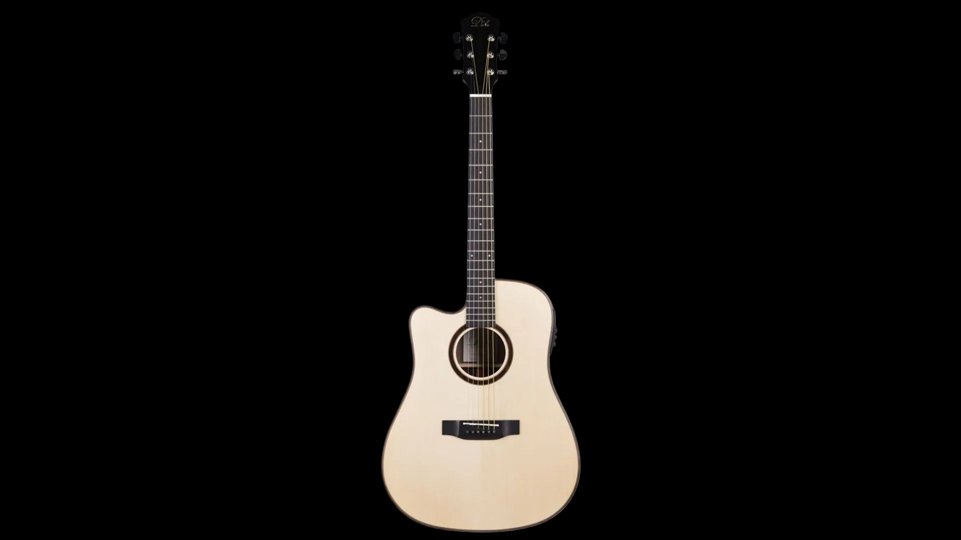 Duke D-PF Cutaway LH Acoustic Guitar (Inc Deluxe Gigbag)