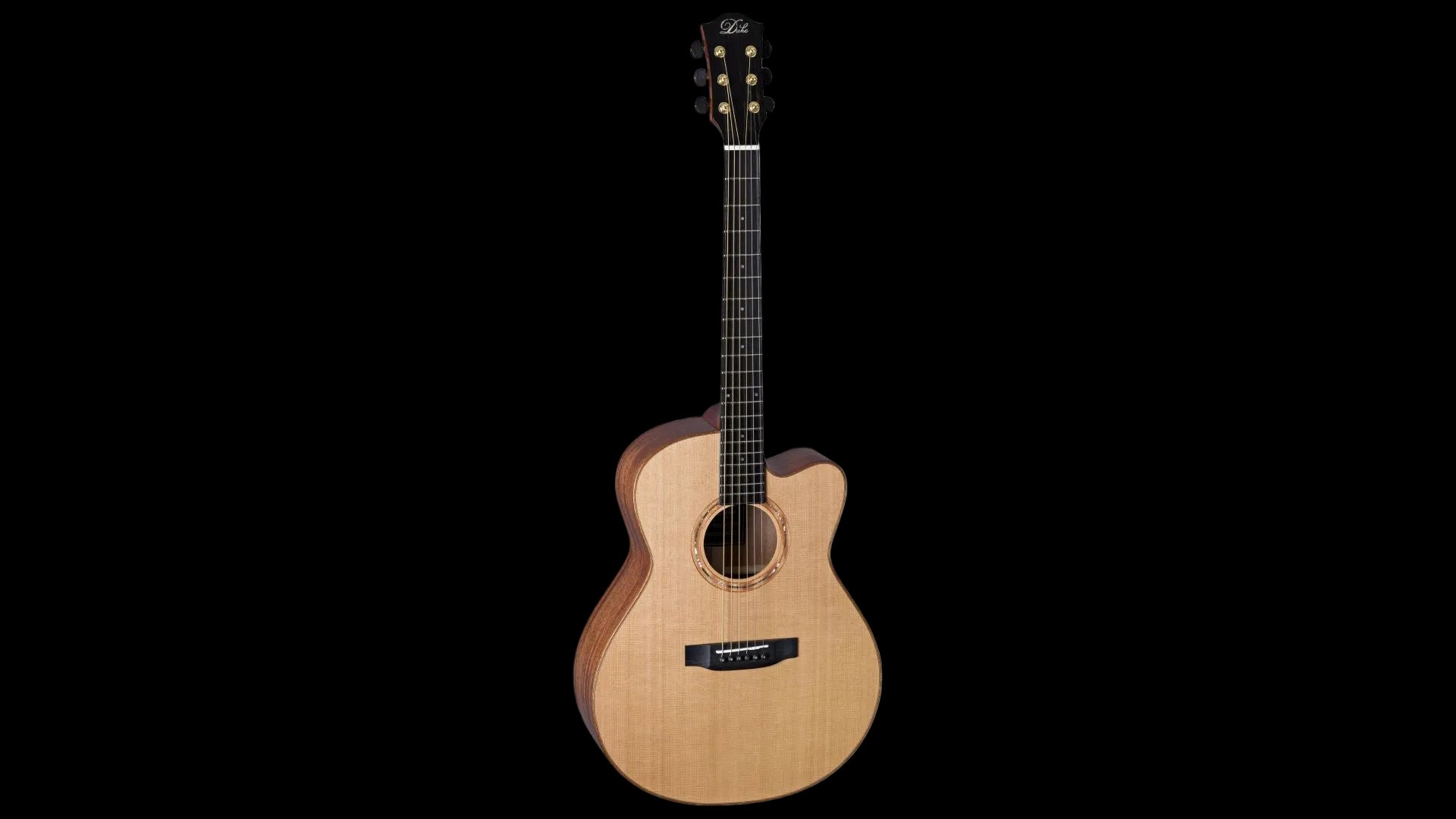 Duke GA-MC-Cut-Solid-Air Electro Acoustic Guitar (Inc. Deluxe Gigbag)
