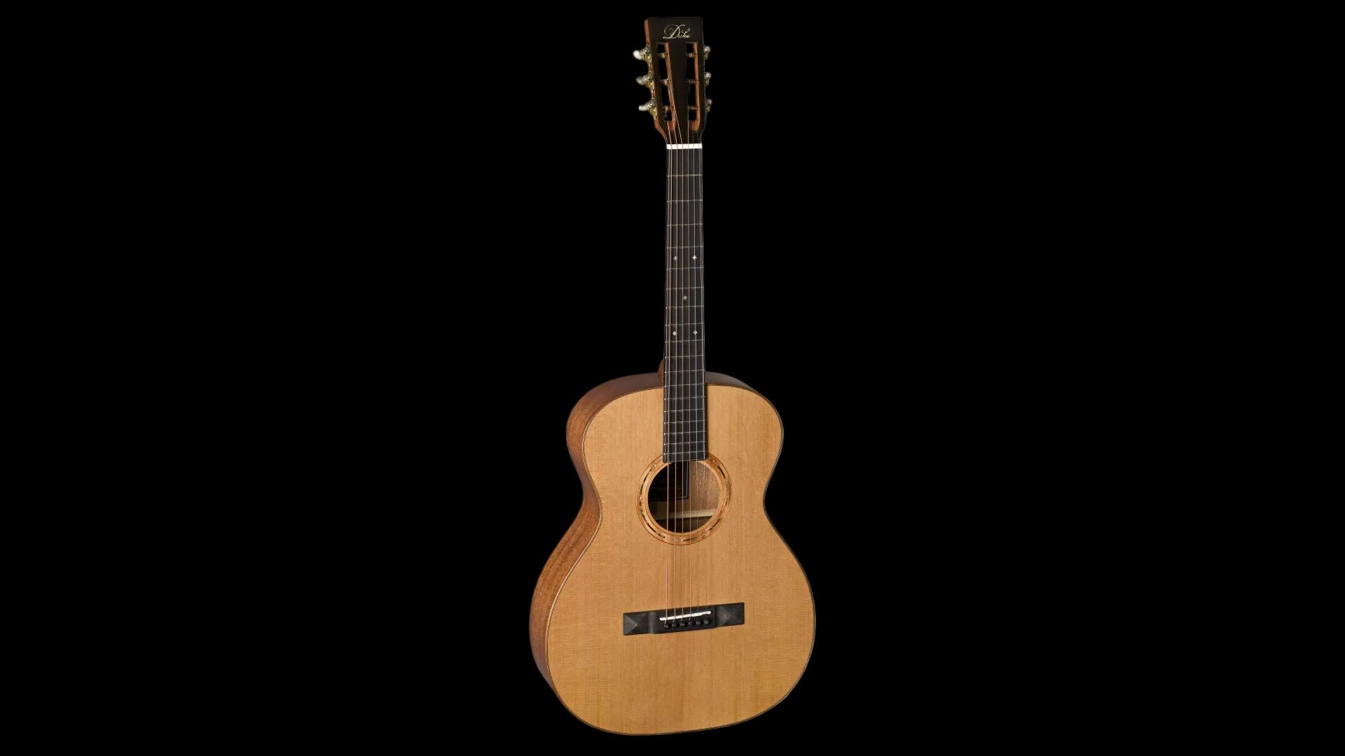 Duke A-MC-Solid Acoustic Guitar (Inc Deluxe Gigbag)