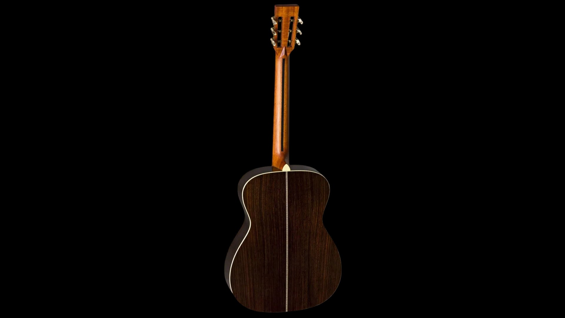 Duke OM-PF-Solid Acoustic Guitar (Inc Deluxe Gigbag)
