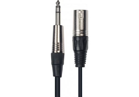 1/4"STEREO NEUTRIK COPY PLUG - XLR MALE NEUTRIK COPY/3M - Richards Guitars Of Stratford Upon Avon