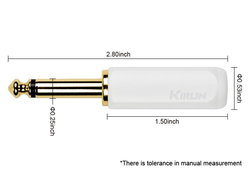Kirlin IPW201 WEG-GR Fabric Gel 20' Straight Green Guitar Cable