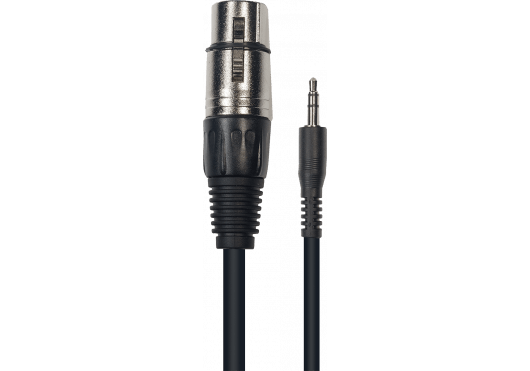 1/8"STE MOLDED PLUG/XLR FEMALE - COPY NEUTRIK/3m - Richards Guitars Of Stratford Upon Avon