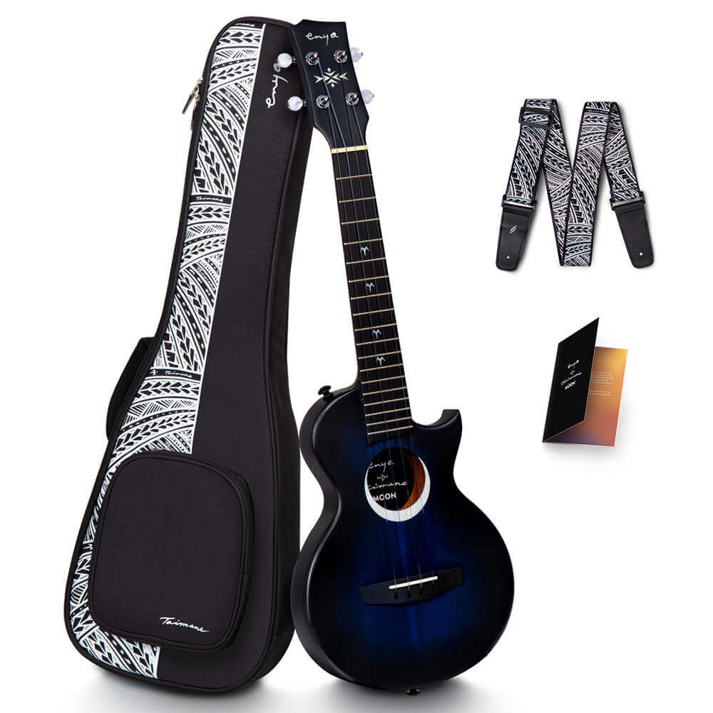 Enya Moon - Taimane Signature Blue, Ukulele for sale at Richards Guitars.