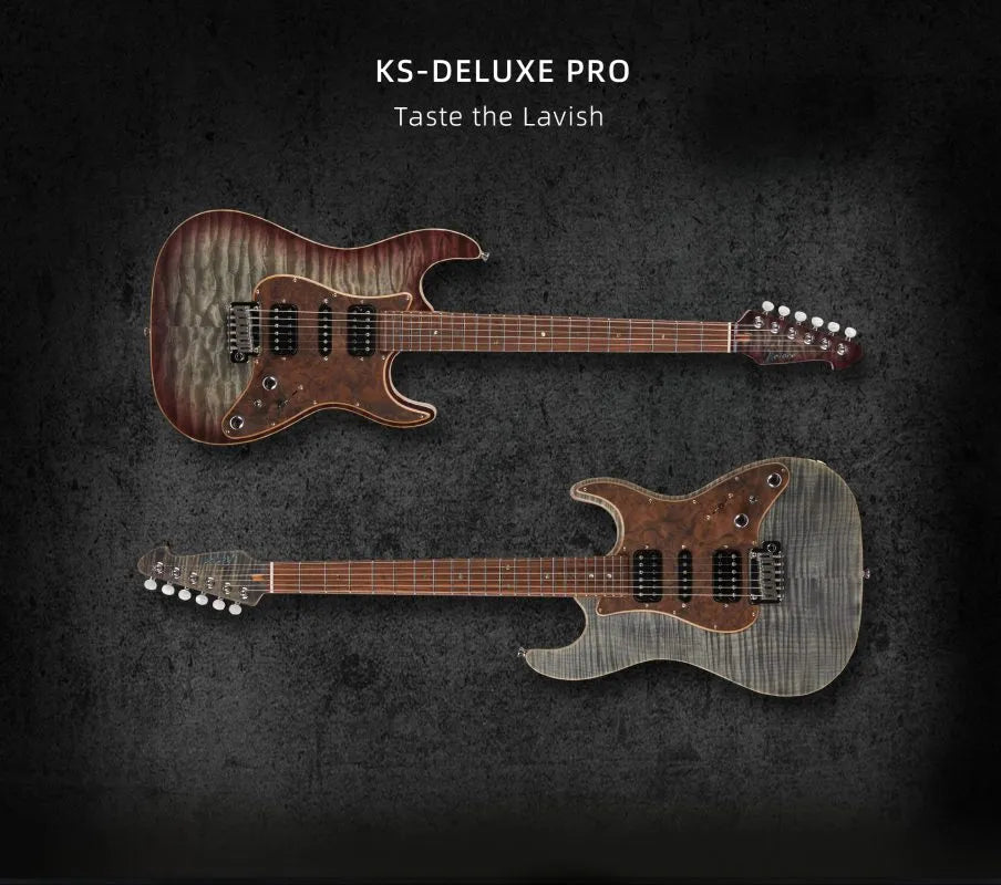Keipro KS-Deluxe Pro Q-HBP Electric Guitar.  Beauty & Versatility 101