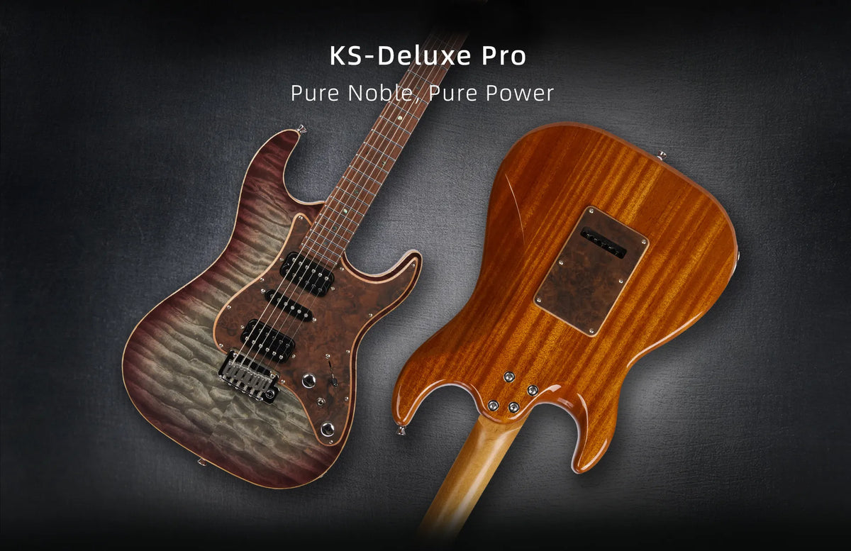 Keipro KS-Deluxe Pro Q-HBP Electric Guitar.  Beauty & Versatility 101